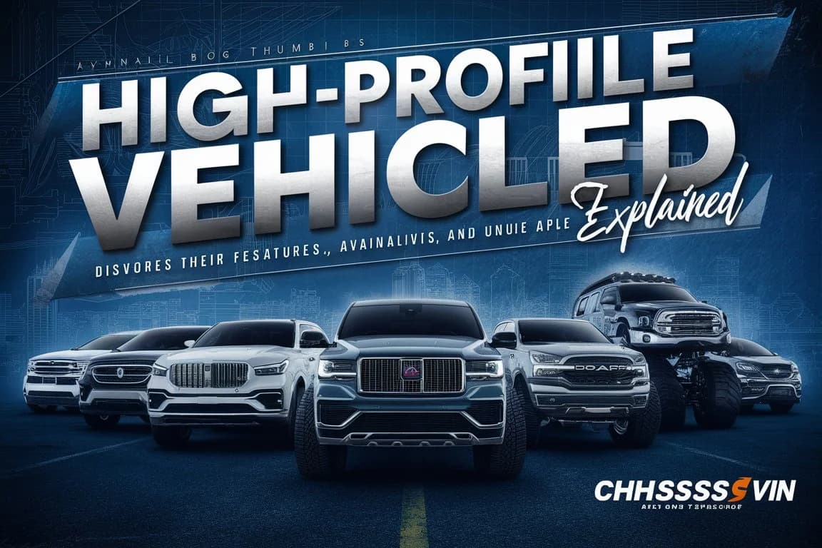 High-Profile Vehicles Explained: Types, Safety & More | ChassisVIN