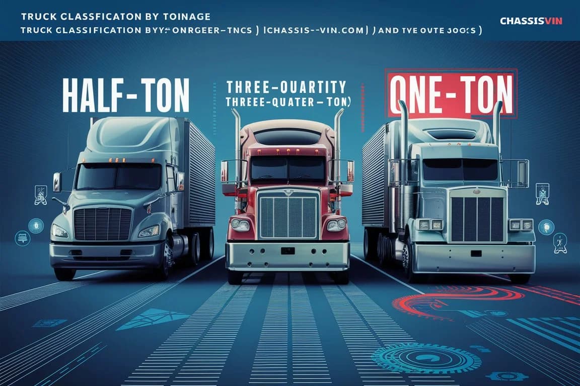 Truck Classification by Tonnage: Half-Ton, Three-Quarter-Ton, One-Ton Explained