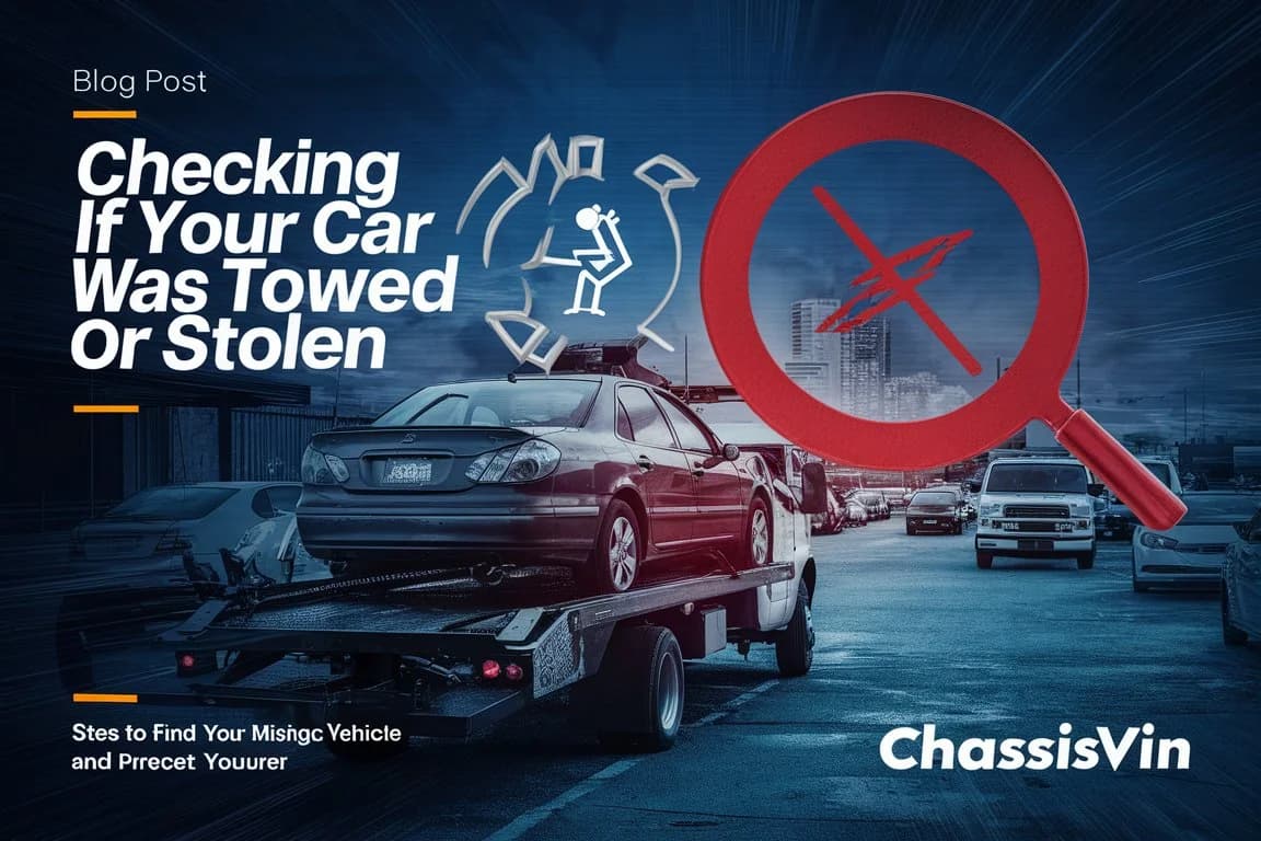 Car Towed or Stolen? Find Out Now | ChassisVin.com