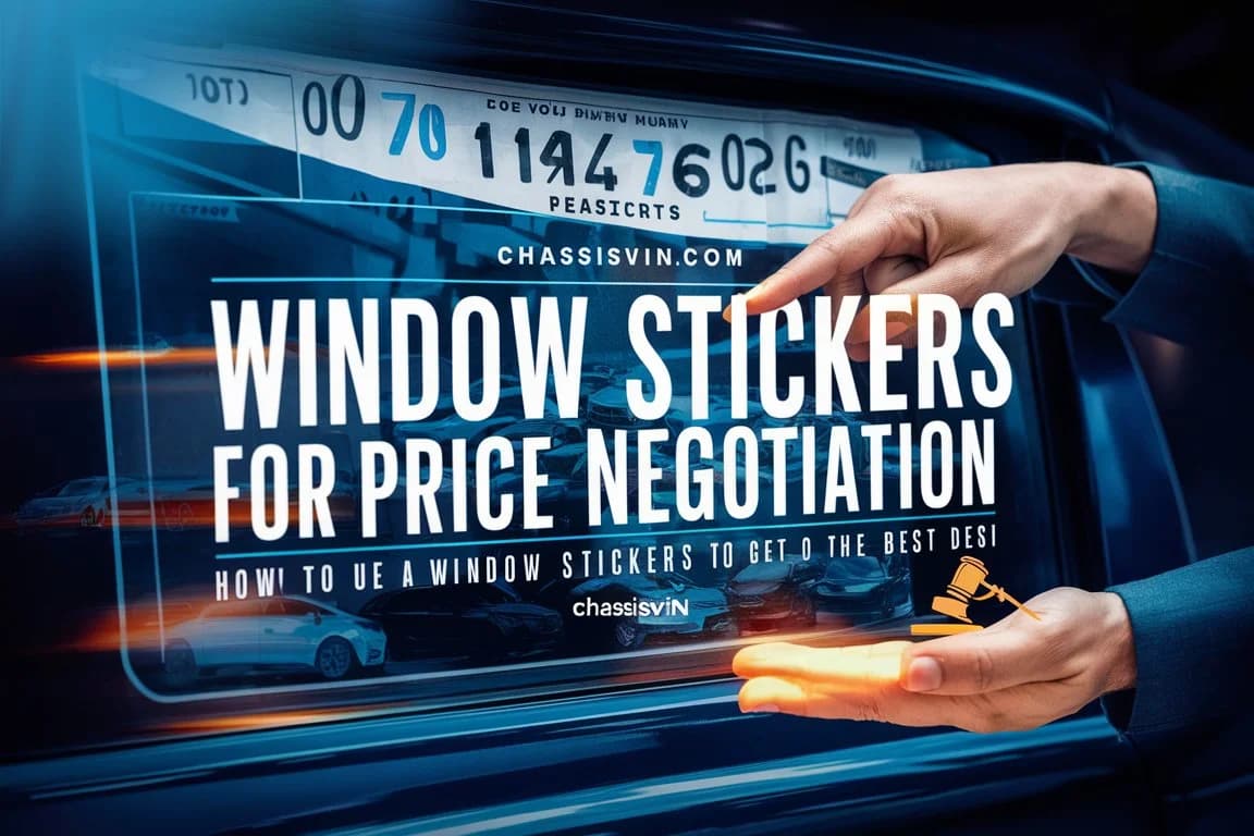 Using Window Stickers for Price Negotiation: Tips and Tricks for Savvy Car Buyers